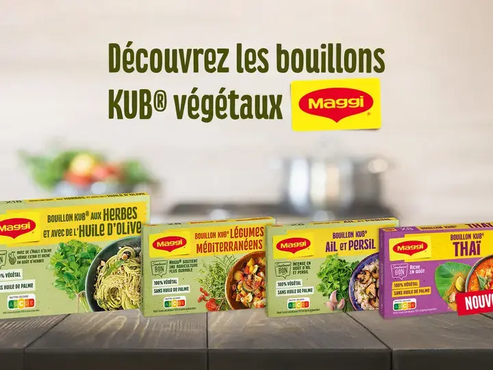Les bouillons KUB® végétaux MAGGI®