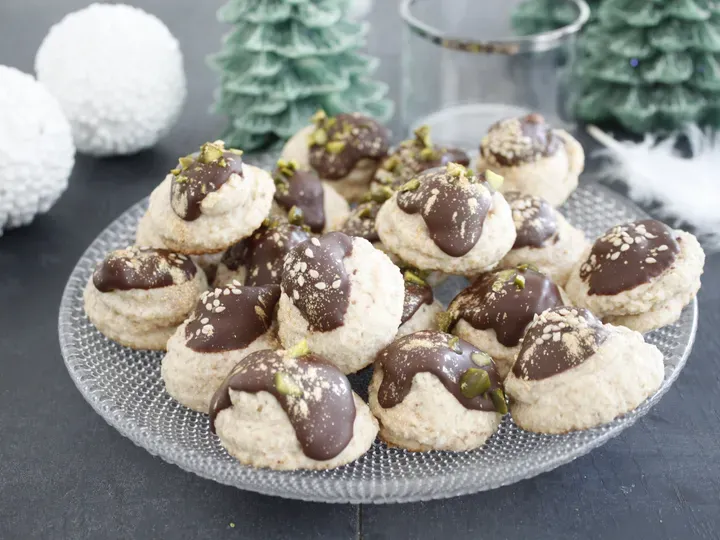 Rochers coco chocolat de Noël vegan