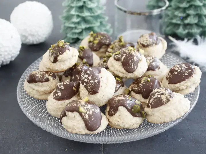 Rochers coco chocolat de Noël vegan