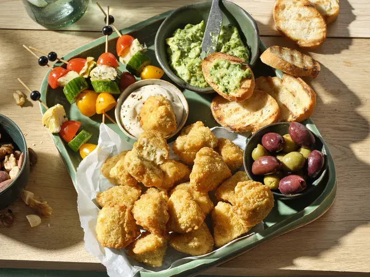 Apéritif aux nuggets de fromage