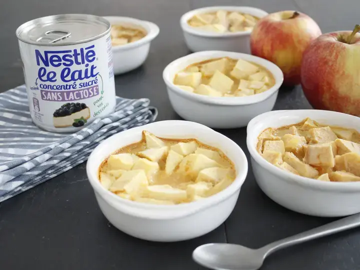 Clafouti aux pommes sans lactose