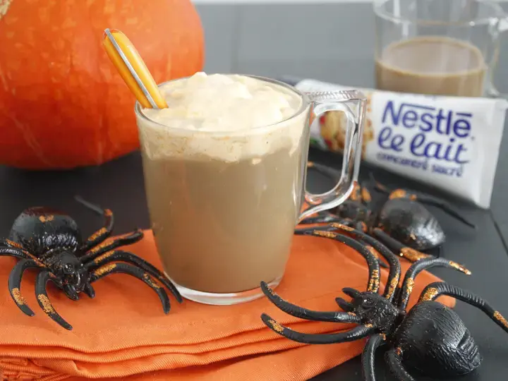 Cappuccino au butternut et lait concentré