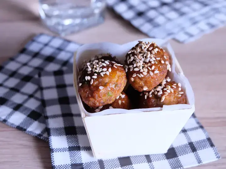 Boulettes de légumes au sésame