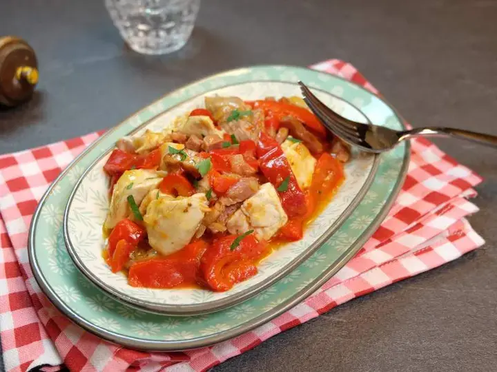 Poulet basquaise anti-gaspi