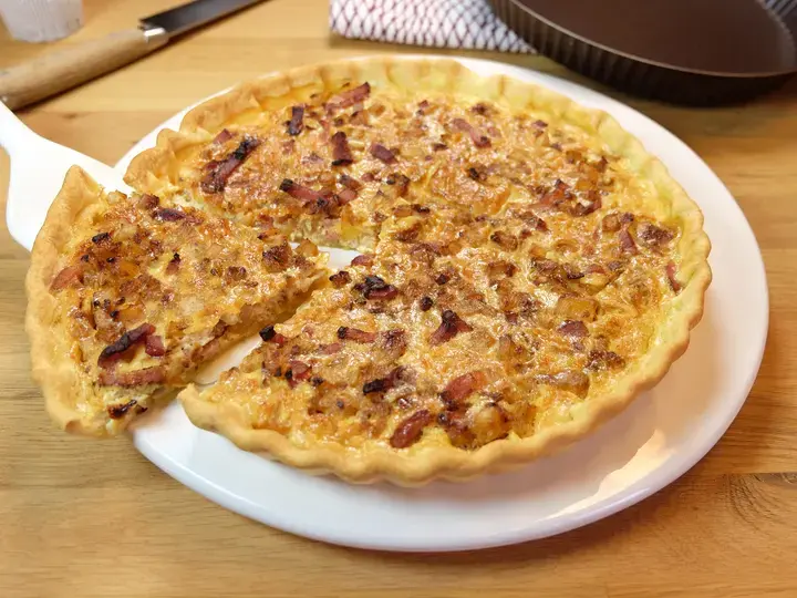 Quiche Lorraine sucrée salée