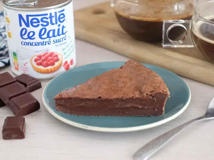Fondant au chocolat au lait concentré