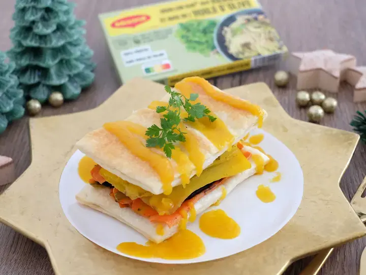 Millefeuilles de carottes 3 couleurs