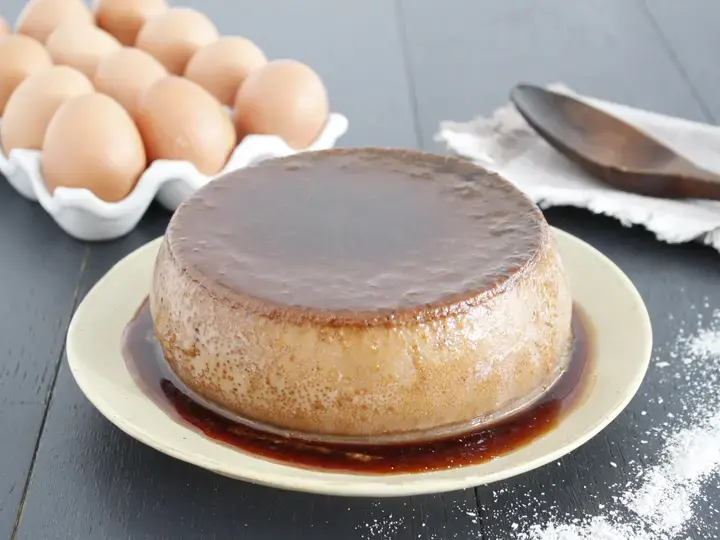 Flan coco au chocolat Cookeo