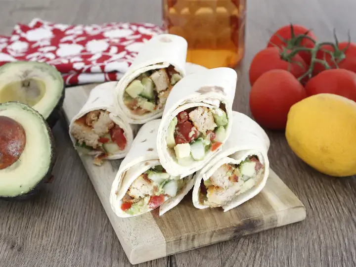 Wrap avocat légumes croquant la Panée