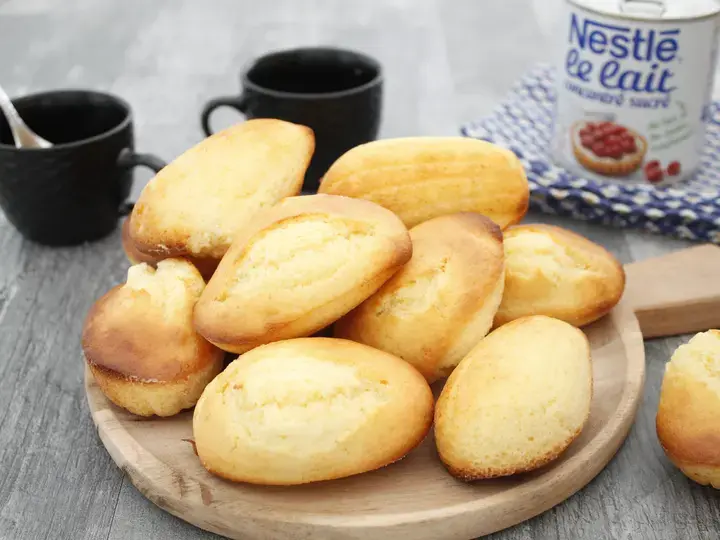 Madeleines Lait Concentré Sucré