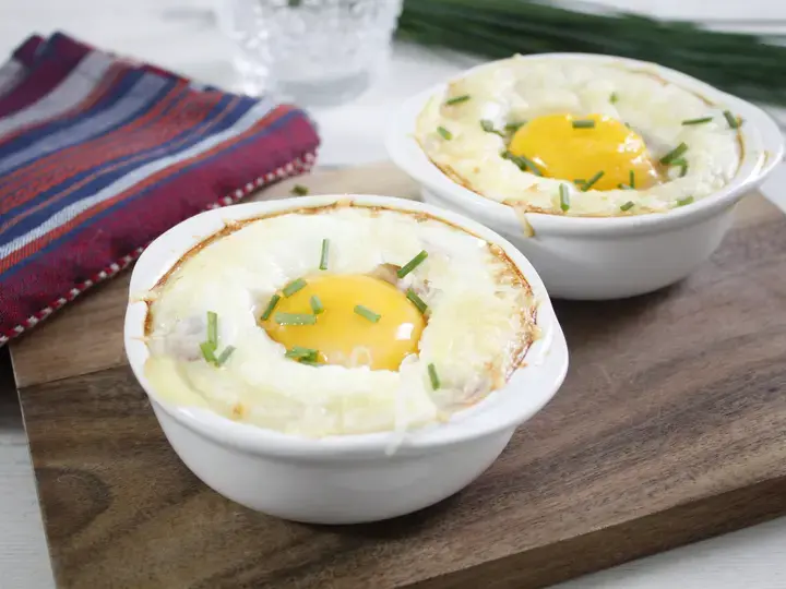 Oeufs cocotte parmentier