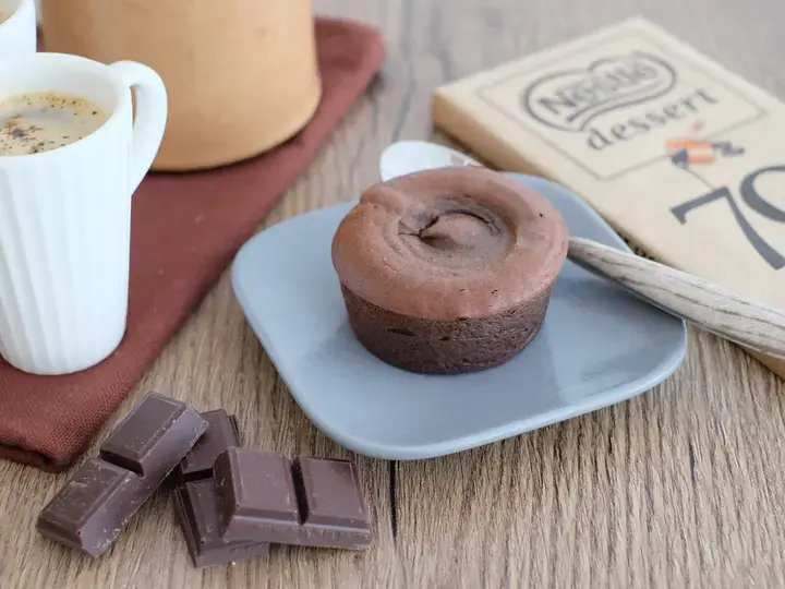 Fondant au chocolat noir absolu