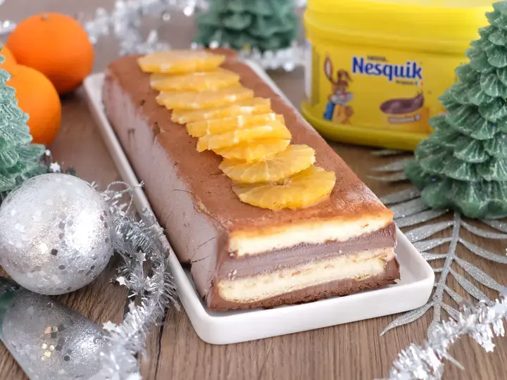 Bûche glacée orange Nesquik