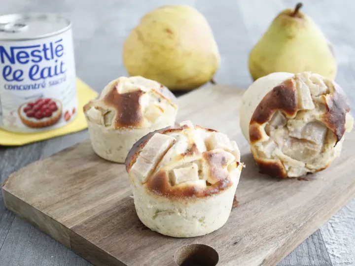 muffins poires noisettes