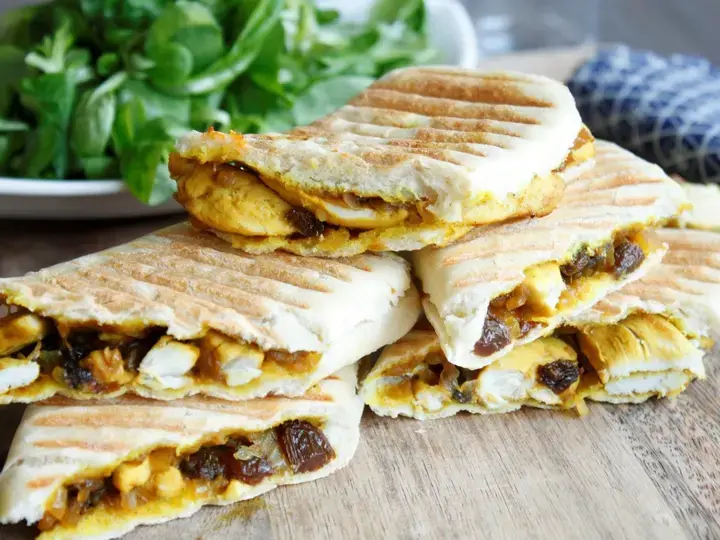 Panini poulet curry