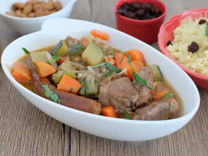 Couscous d'agneau aux légumes