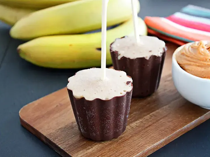 Glace banane beurre de cacahuètes