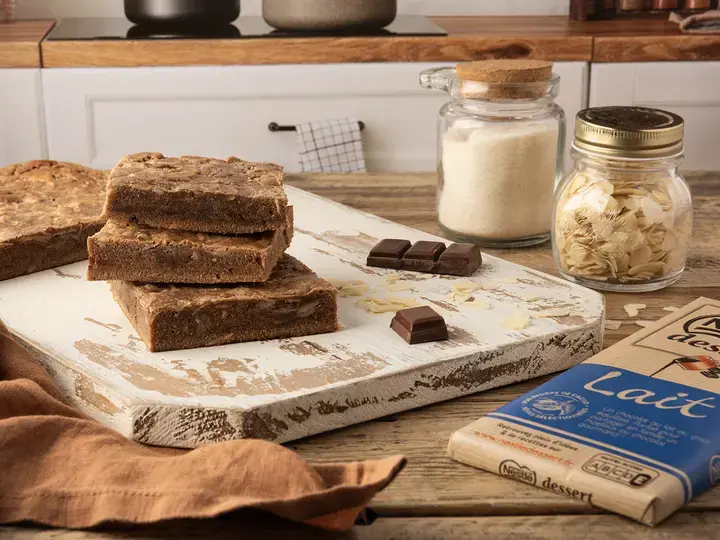 Brownies chocolat au lait aux amandes