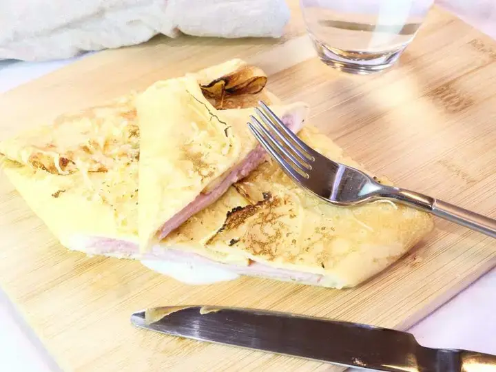 Crêpe jambon emmental, 1 personne