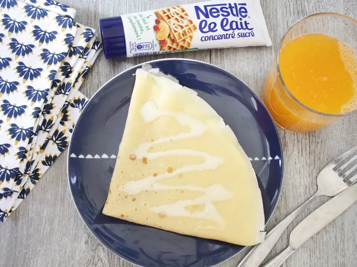 Crêpes au lait concentré