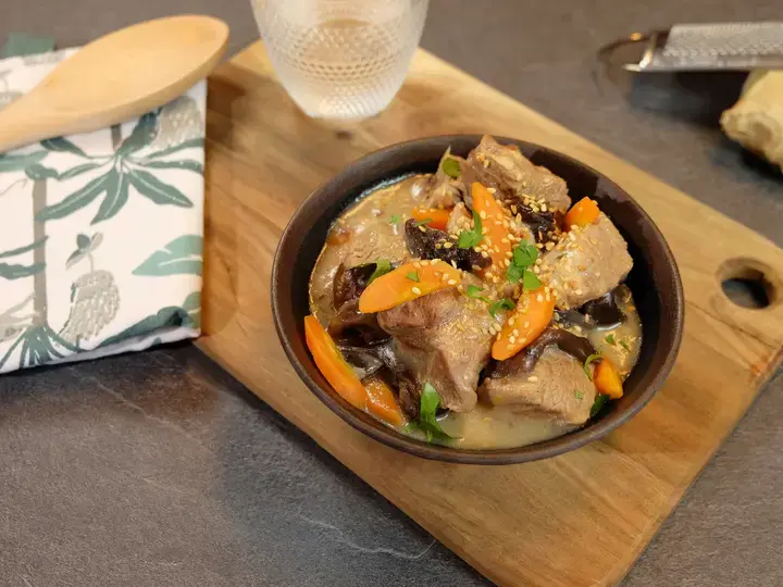 Blanquette de veau asiatique