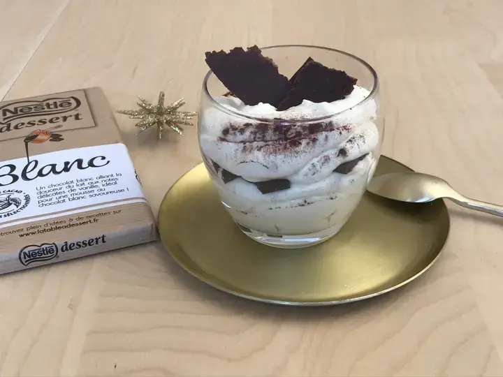 Mousse chocolat blanc