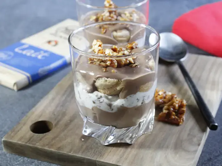Tiramisu mascarpone crème au lait