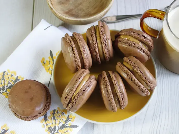 Macaron chocolat et Ricoré