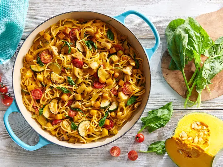 One pot pasta veggie
