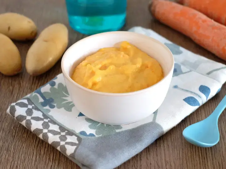Recette brandade de colin et carottes pour bébé