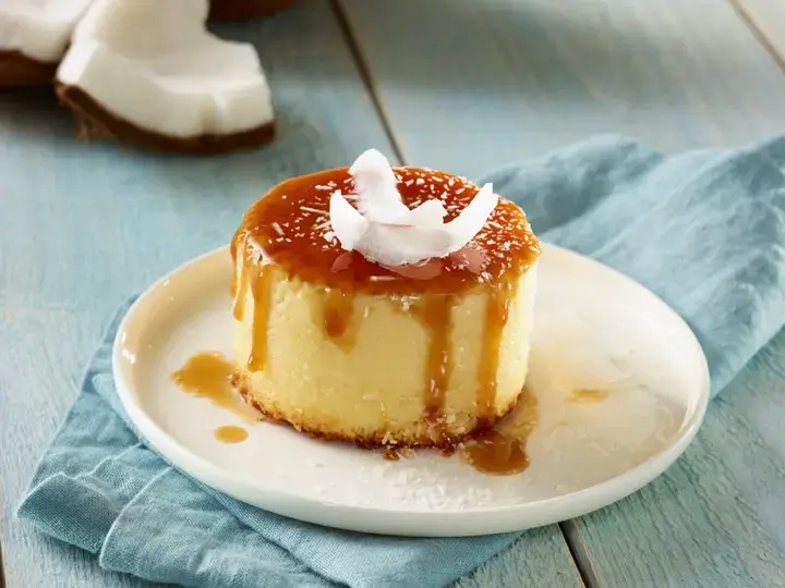 Flan coco au lait concentré sucré