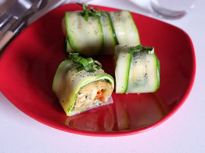 Papillotes de courgette à l'italienne