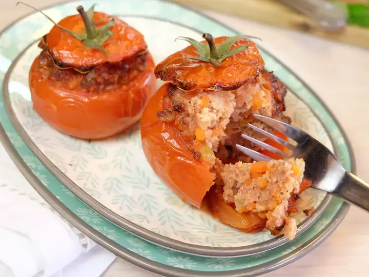 Tomates farcies vegan