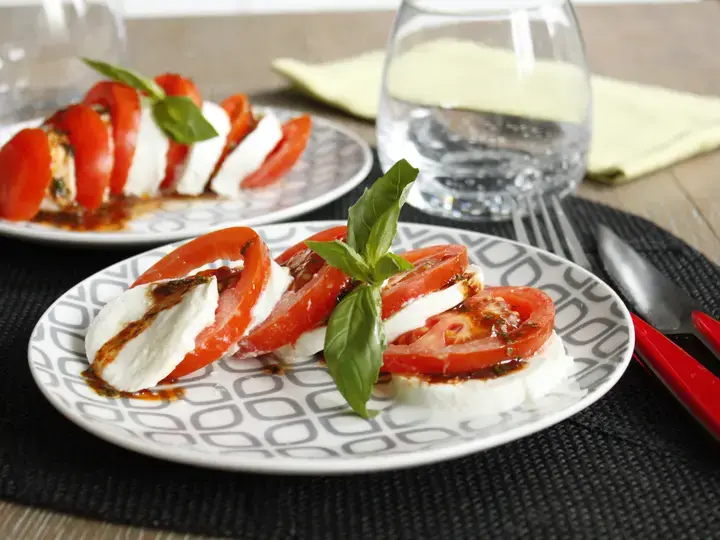 Tomates mozzarella à l'italienne