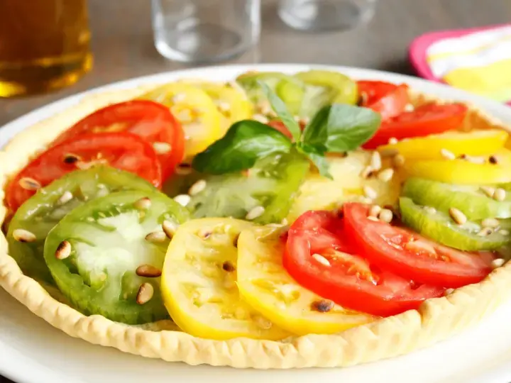 Tarte froide à la tomate