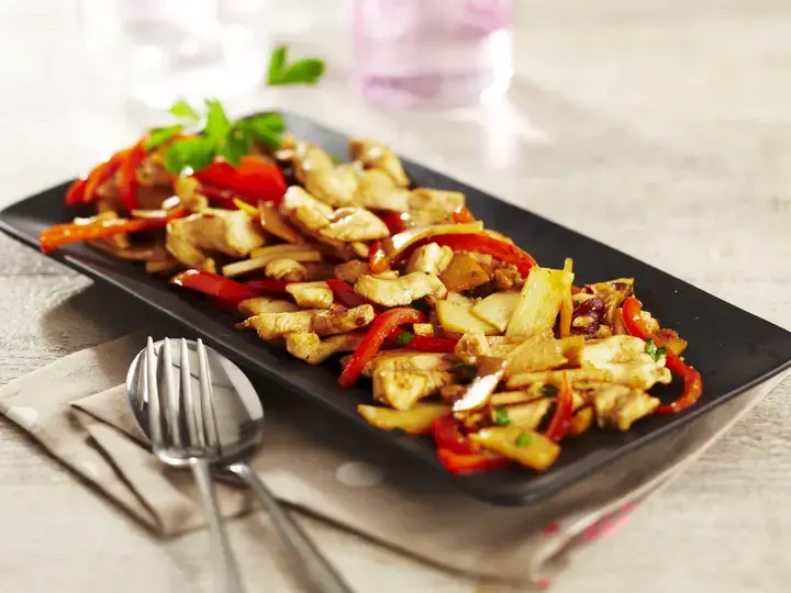 Emince de poulet aux pousses de bambou