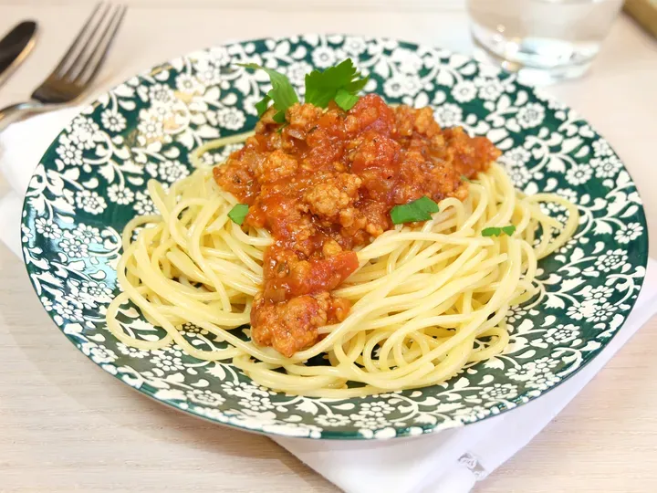Spaghetti végétariennes façon bolognaise