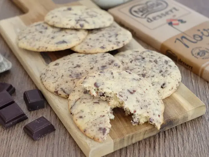 Cookies au beurre salé et chocolat