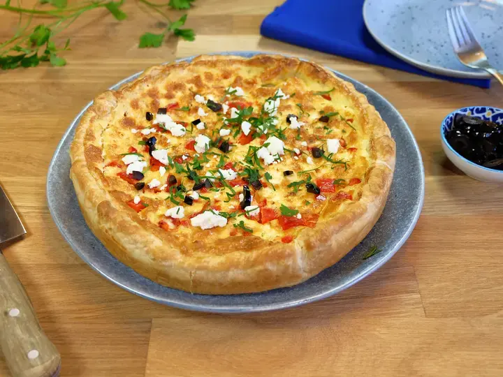 Quiche à la grecque