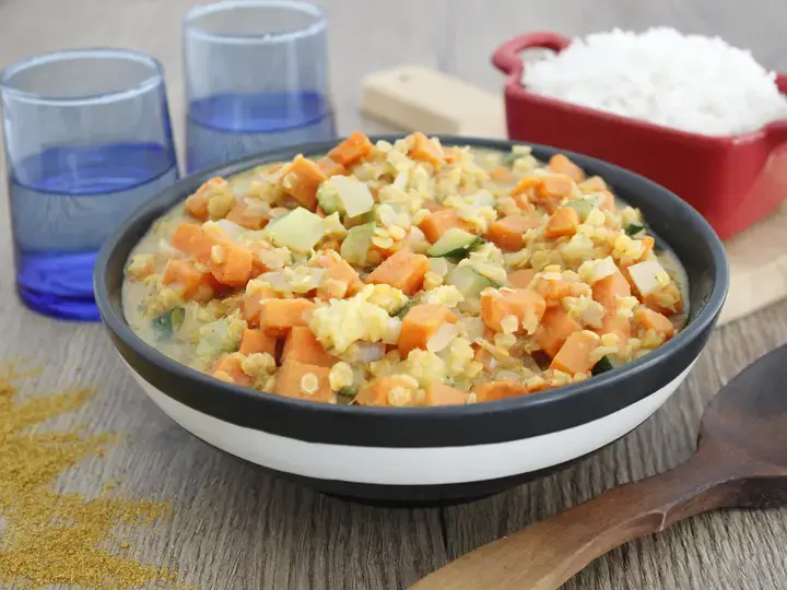 Dahl de lentilles corail