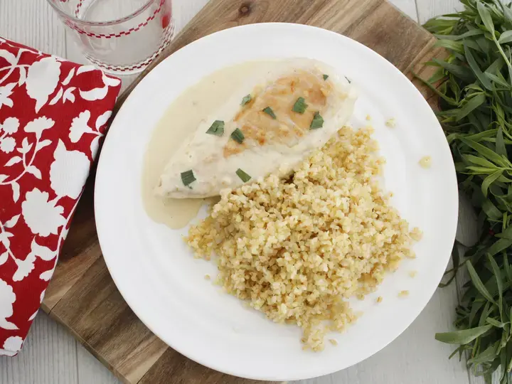 Blanc de poulet à l'estragon