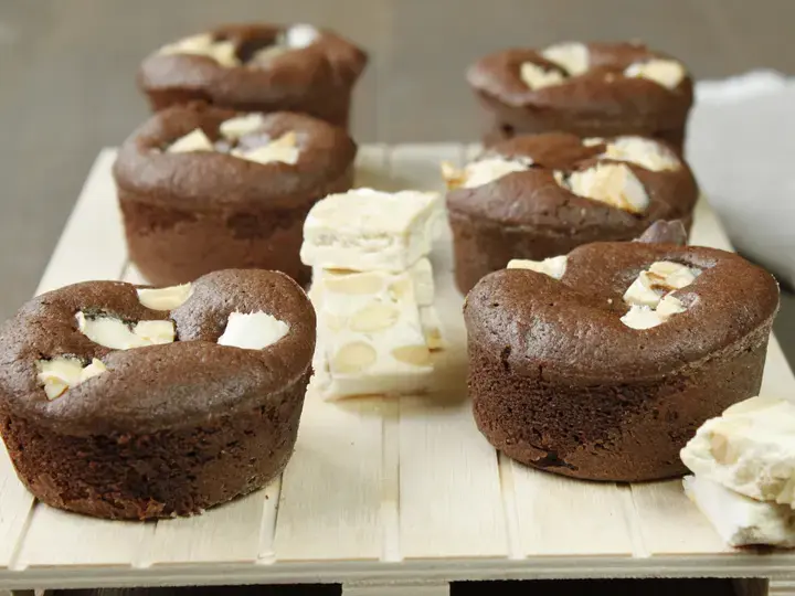 Moelleux chocolat nougat