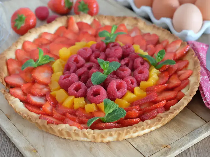 Tarte aux fruits d'été