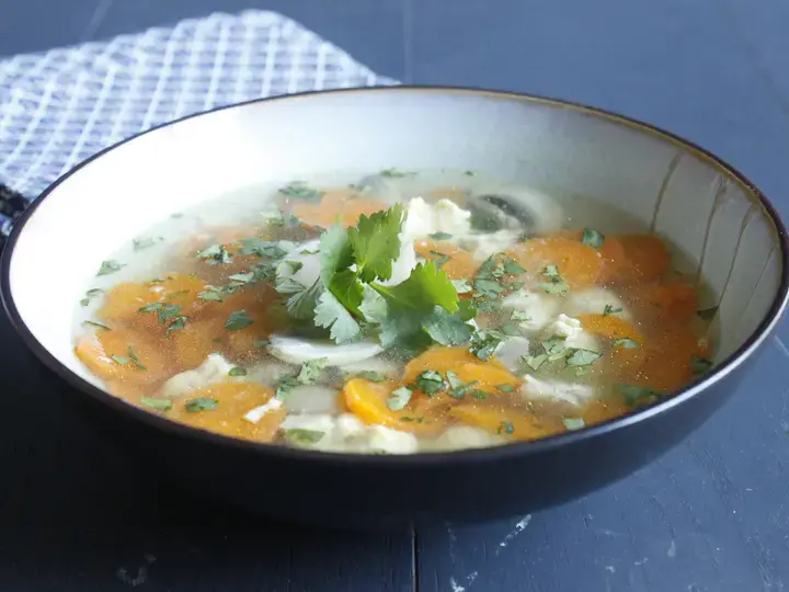 Soupe thai au poulet Cookeo