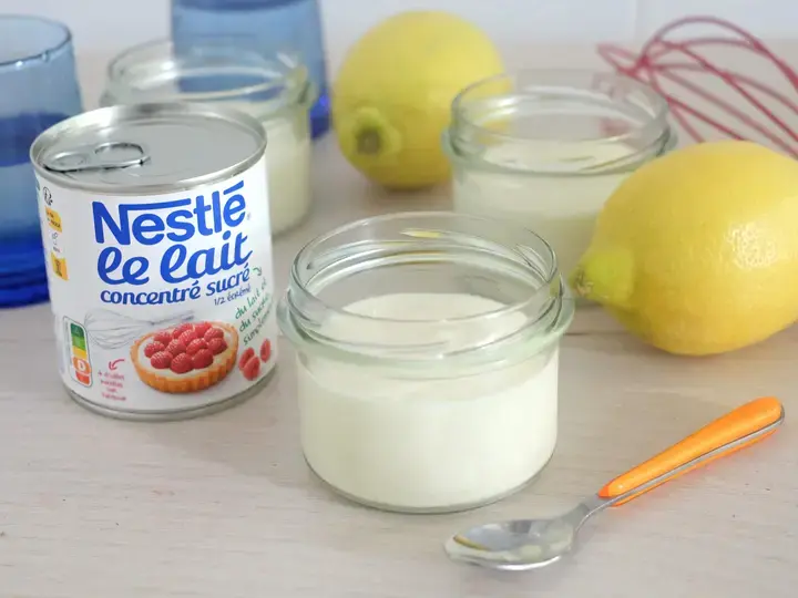Crème express au citron
