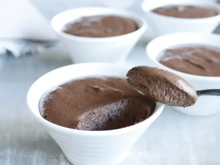 Mousse au chocolat express