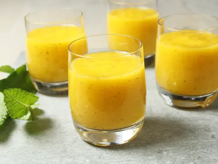 Smoothie mangue orange menthe