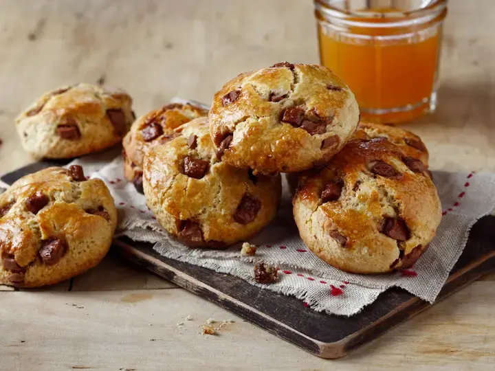 Scones aux pépites de chocolat praliné