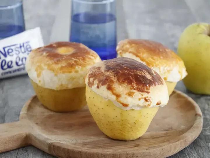 Pommes en coque feuilletée