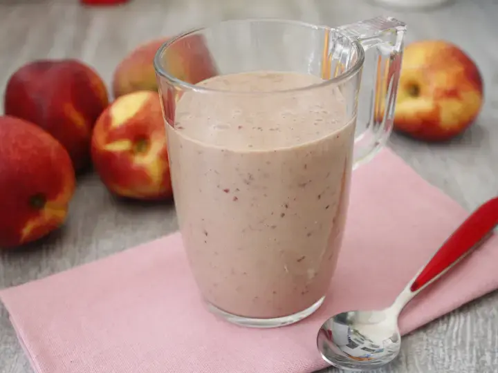 Smoothie Nesqui pêche et nectarine